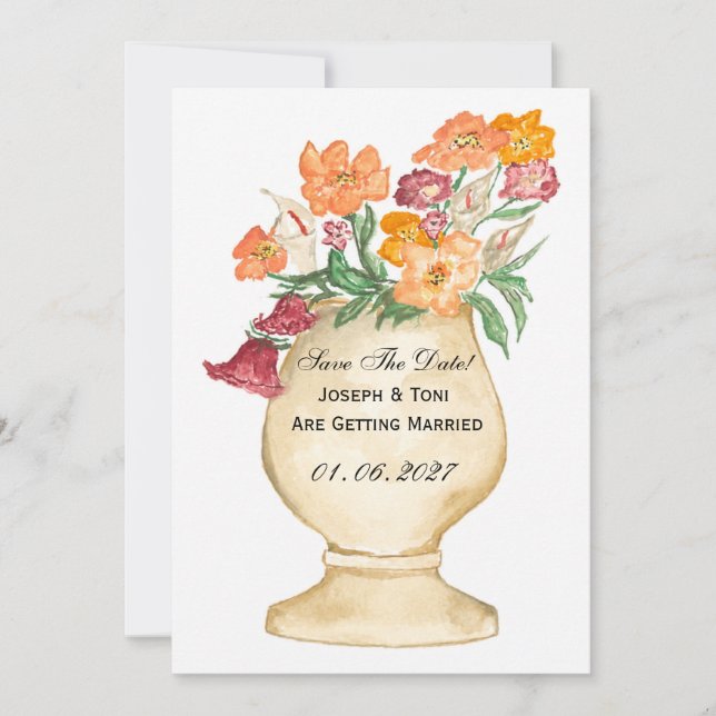 Vase Save the Date (Front)
