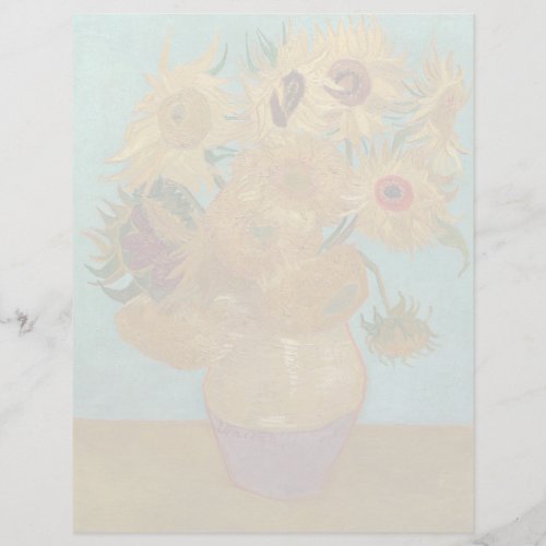 Vase with 12 Sunflowers by Vincent Van Gogh