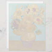 Vase with 12 Sunflowers by Vincent Van Gogh (Front/Back)