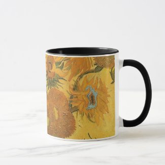 Vase with 15 Sunflowers by Vincent van Gogh Mug