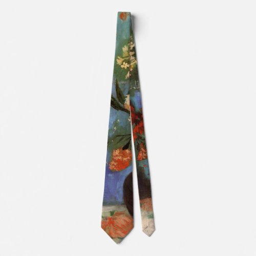 Vase with Carnations by Vincent van Gogh Tie