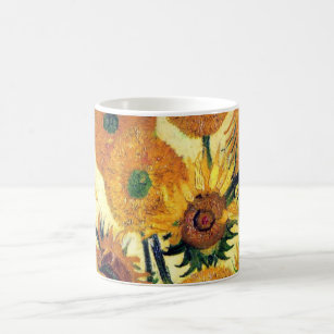 Vase with Fifteen Sunflowers by Vincent van Gogh 1 Coffee Mug