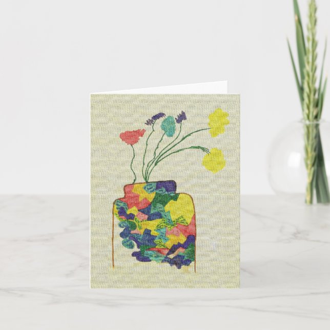 Vase with Flowers - Notecard (Front)