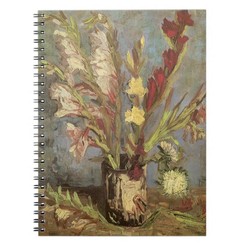 Vase with Gladioli by Vincent van Gogh Notebook