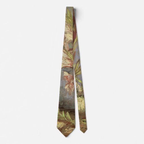 Vase with Gladioli by Vincent van Gogh Tie