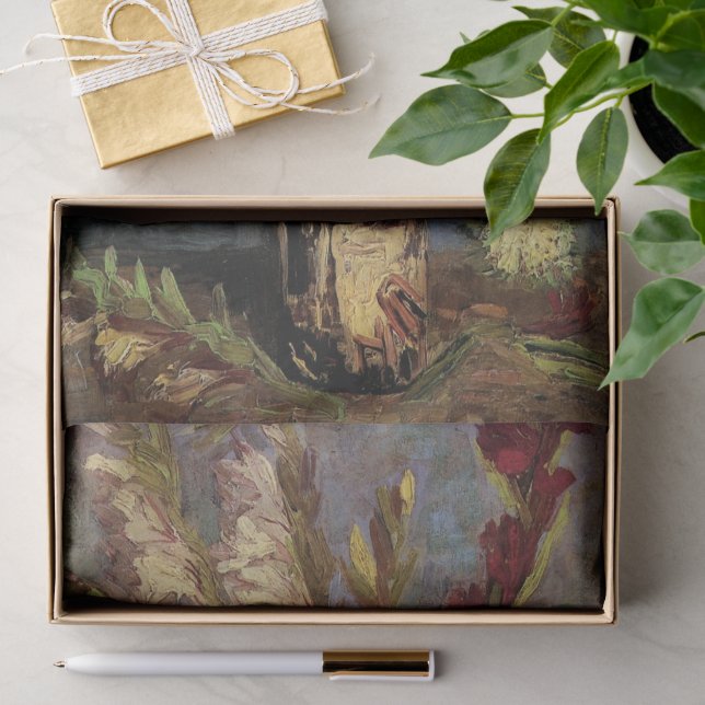 Vase with Gladioli by Vincent van Gogh Tissue Paper (Gift)