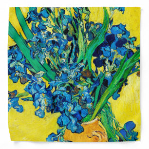 Vase with Irises, Van Gogh Bandana