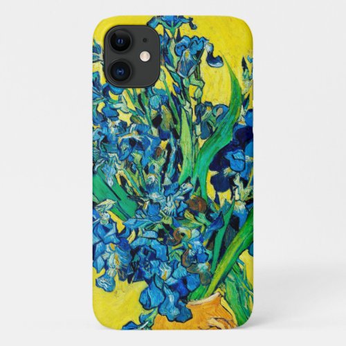 Vase with Irises Van Gogh iPhone 11 Case