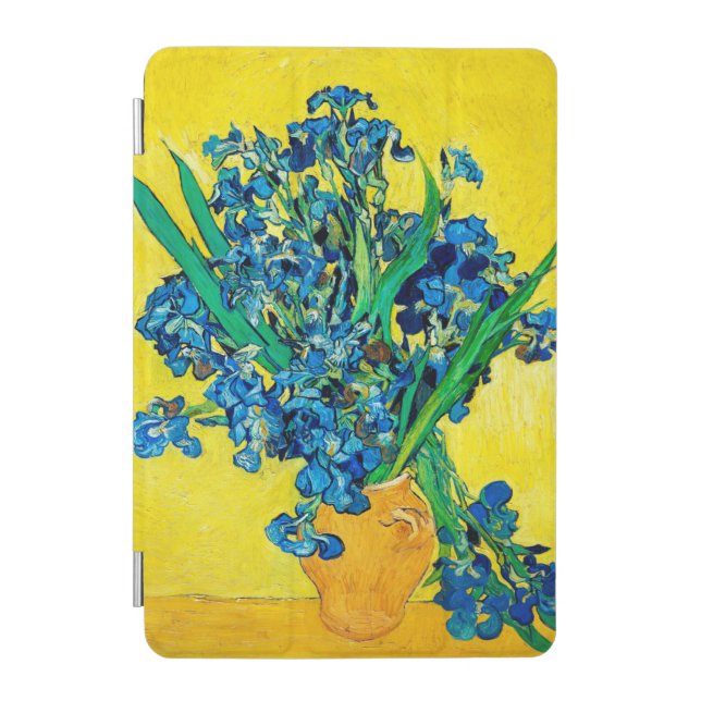 Vase with Irises, Van Gogh iPad Mini Cover (Front)