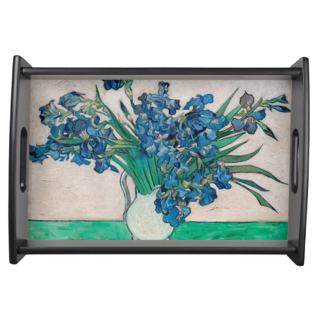 Vase with Irises, Van Gogh Serving Tray (Front)