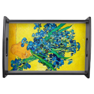 Vase with Irises, Van Gogh Serving Tray
