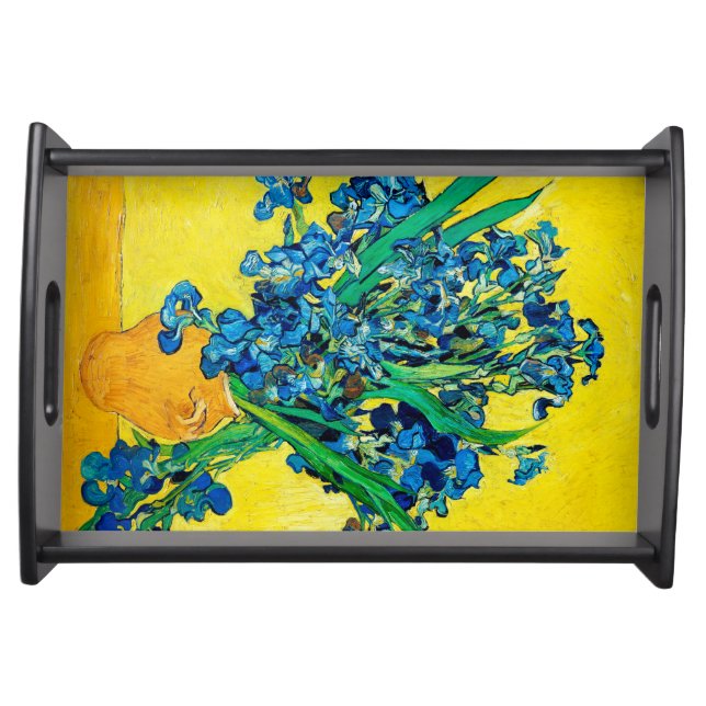 Vase with Irises, Van Gogh Serving Tray (Front)