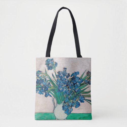 Vase with Irises Van Gogh Tote Bag
