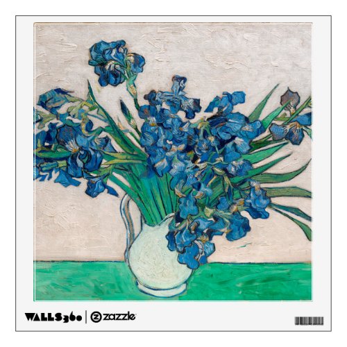Vase with Irises Van Gogh Wall Decal