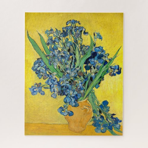 Vase with Irises  Vincent Van Gogh Jigsaw Puzzle