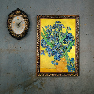 Vase with Irises , Vincent Van Gogh Poster