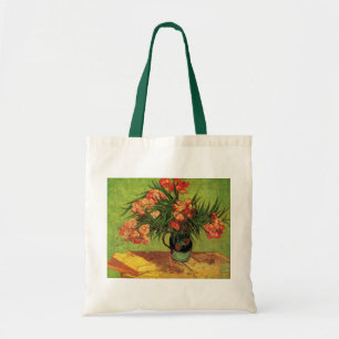 Vase with Oleanders and Books by Vincent van Gogh Tote Bag
