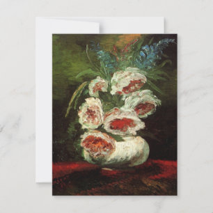 Vase with Peonies by Vincent van Gogh