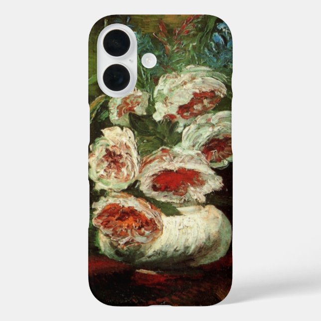 Vase with Peonies by Vincent van Gogh Case-Mate iPhone Case (Back)