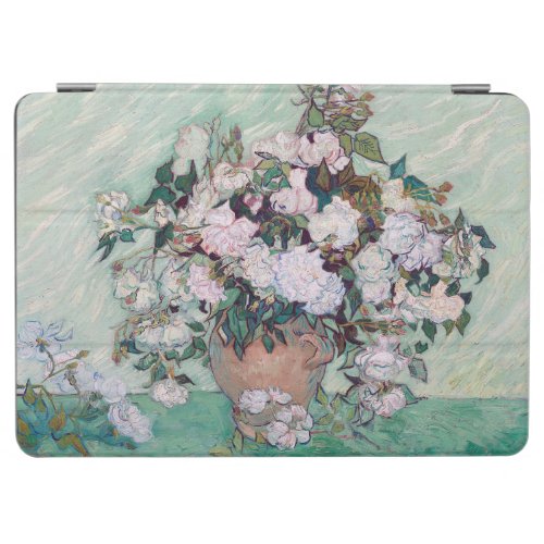 Vase with Pink Roses Van Gogh iPad Air Cover