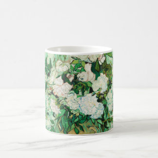 Vase with Pink Roses, Vincent Van Gogh Coffee Mug