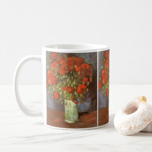 Vase with Red Poppies by Vincent van Gogh Coffee Mug