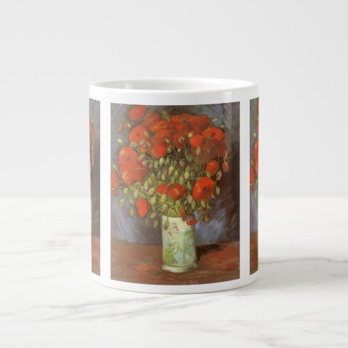 Vase with Red Poppies by Vincent van Gogh Giant Coffee Mug