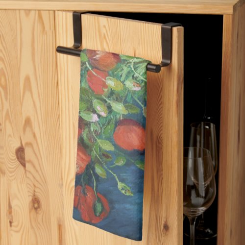 Vase with Red Poppies Vincent van Gogh   Kitchen Towel