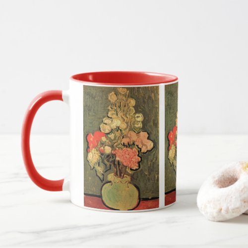 Vase with Rose Mallows by Vincent van Gogh Mug