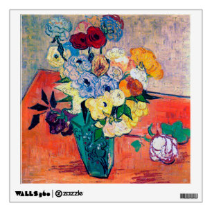 Vase with Roses and Anemones, Van Gogh Wall Decal