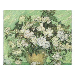 Vase with Roses by van Gogh Wrapped Canvas