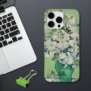 Vase with Roses Monogram Van Gogh iPhone 16 Pro Max Case