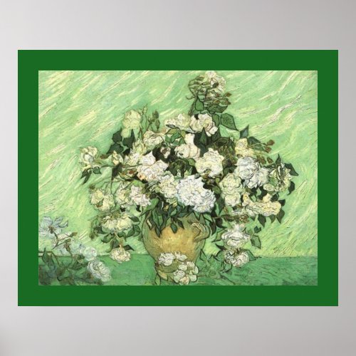 Vase with Roses Post_Impressionist Poster