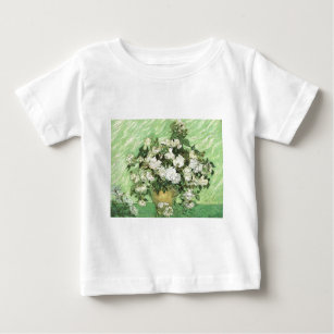 Vase with Roses - Van Gogh Baby T-Shirt