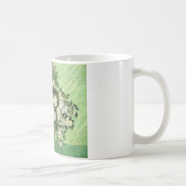 Vase with Roses - Van Gogh Coffee Mug (Right)