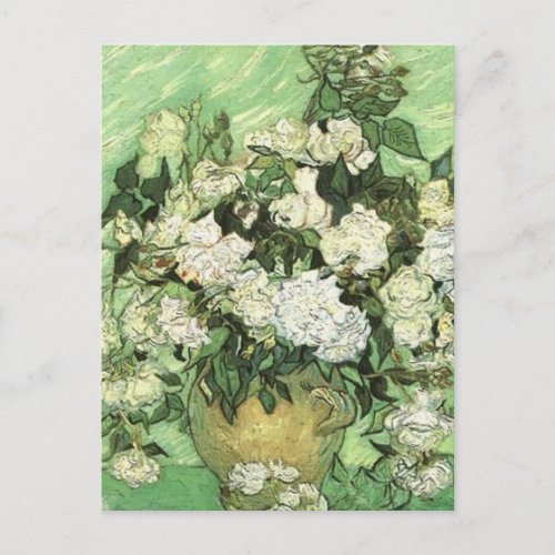 Vase with Roses _ Van Gogh Postcard