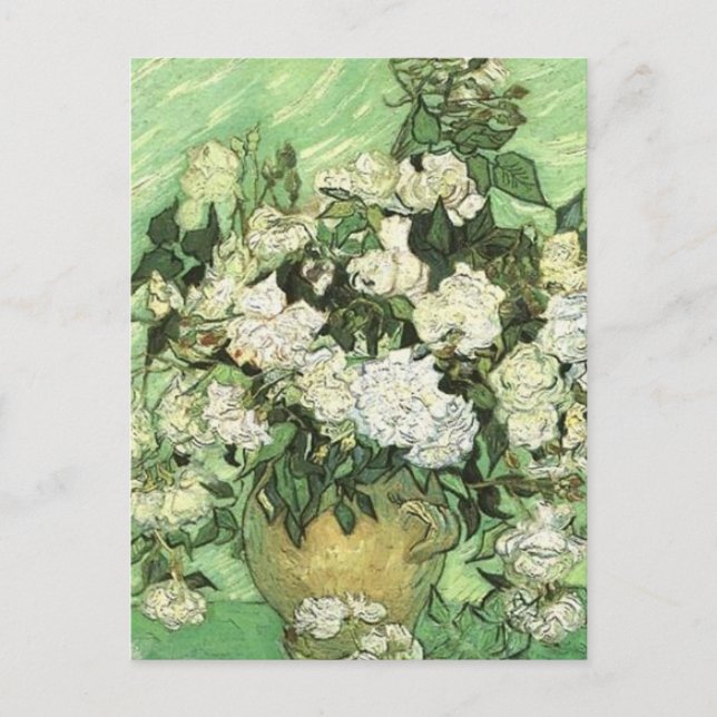 Vase with Roses - Van Gogh Postcard (Front)
