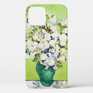 Vase with Roses Vincent Van Gogh painting flowers Case-Mate iPhone Case