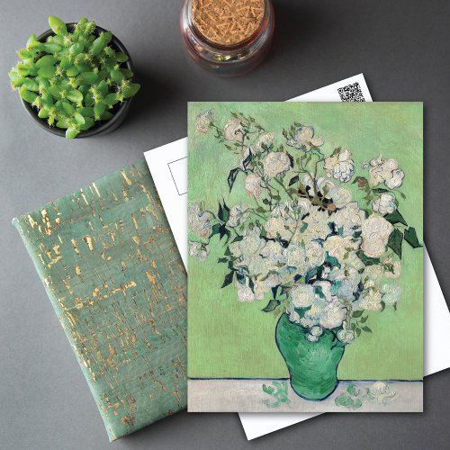 Vase with Roses Vincent van Gogh Postcard