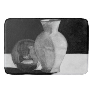 Vase with Sphere Bathroom Mat