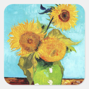 Sunflowers - Van Gogh Sticker for Sale by Annreck Wallen