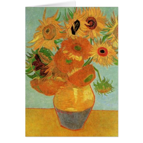 Vase with Twelve Sunflowers by Vincent van Gogh