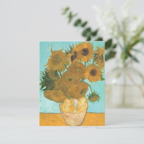Vase with Twelve Sunflowers by Vincent van Gogh