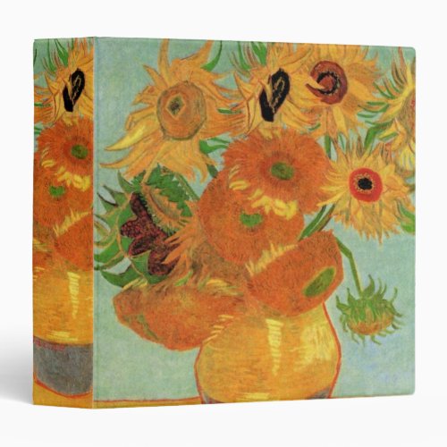 Vase with Twelve Sunflowers by Vincent van Gogh Binder