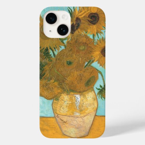 Vase with Twelve Sunflowers by Vincent van Gogh Case_Mate iPhone 14 Case