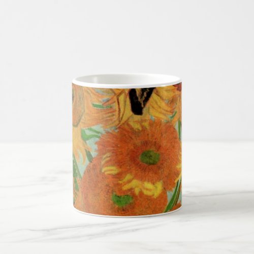 Vase with Twelve Sunflowers by Vincent van Gogh Coffee Mug