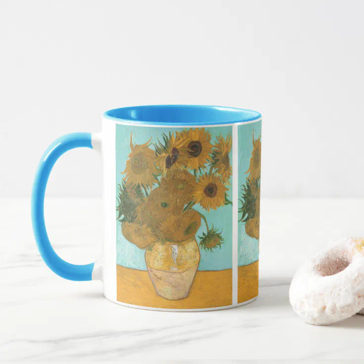 Vase with Twelve Sunflowers by Vincent van Gogh Mug Zazzle