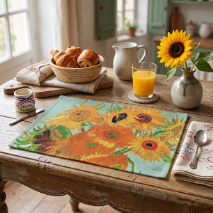 Vase with Twelve Sunflowers by Vincent van Gogh Placemat