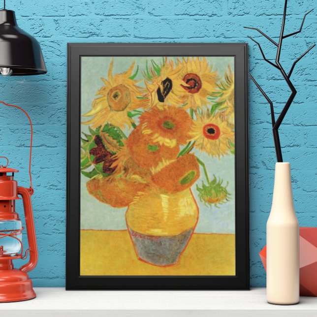 Vase with Twelve Sunflowers by Vincent van Gogh Poster (Creator Uploaded)