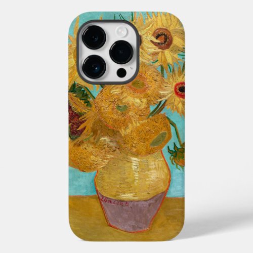 Vase with Twelve Sunflowers  Van Gogh  Case_Mate iPhone 14 Pro Case